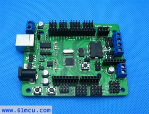 ATMEGA168单片机控制驱动板